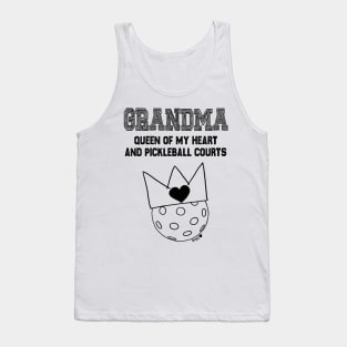 Grandma Queen of My Heart and Pickleball Courts Tank Top